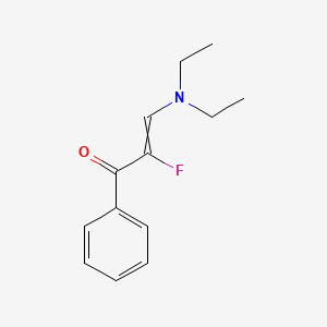 2-Propen-1-one, 3-(diethylamino)-2-fluoro-1-phenyl-