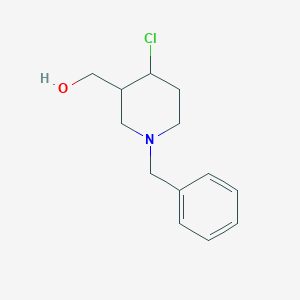 molecular formula C13H18ClNO B15370044 (1-Benzyl-4-chloropiperidin-3-yl)methanol 