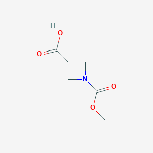 1-(Methoxycarbonyl)azetidine-3-carboxylic acid