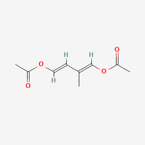 molecular formula C9H12O4 B15370070 (1E,3E)-2-Methylbuta-1,3-diene-1,4-diyl diacetate CAS No. 52884-86-3