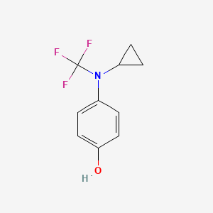 4-(Cyclopropyl(trifluoromethyl)amino)phenol