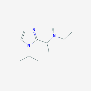 N-ethyl-1-(1-isopropyl-1H-imidazol-2-yl)ethanamine