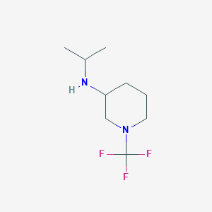 N-isopropyl-1-(trifluoromethyl)piperidin-3-amine