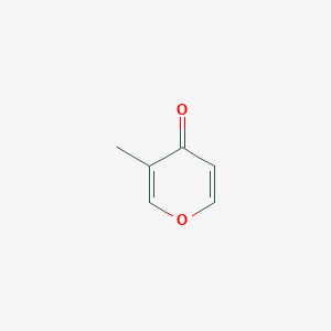 molecular formula C6H6O2 B15370168 3-Methyl-4H-pyran-4-one CAS No. 50671-50-6