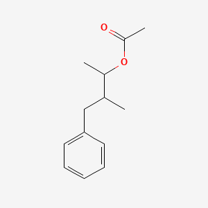 molecular formula C13H18O2 B15370200 1,2-Dimethyl-3-phenylpropyl acetate CAS No. 34362-37-3