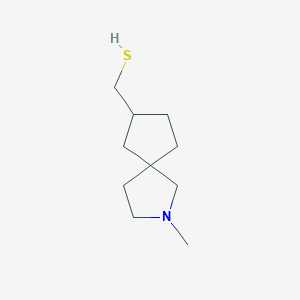 molecular formula C10H19NS B15370209 (2-Methyl-2-azaspiro[4.4]nonan-7-yl)methanethiol 