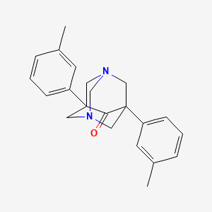 3,7-DIAZAADAMANTAN-9-ONE, 1,5-BIS(m-TOLYL)-