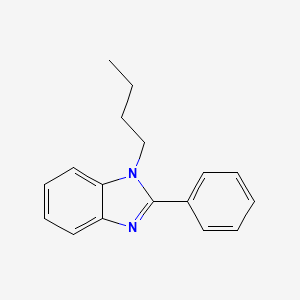 molecular formula C17H18N2 B15370225 1-N-Butyl-2-phenylbenzimidazole 