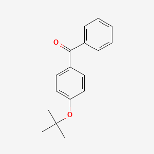 molecular formula C17H18O2 B15370274 [4-(1,1-Dimethylethoxy)phenyl]phenylmethanone CAS No. 185259-37-4