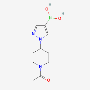 B-[1-(1-Acetyl-4-piperidinyl)-1H-pyrazol-4-yl]boronic acid