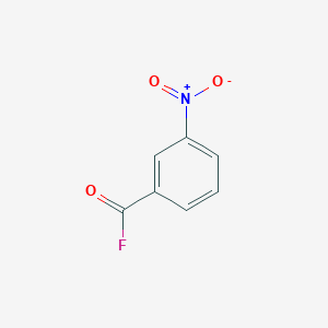 molecular formula C7H4FNO3 B15370319 3-Nitrobenzoyl fluoride CAS No. 77976-08-0