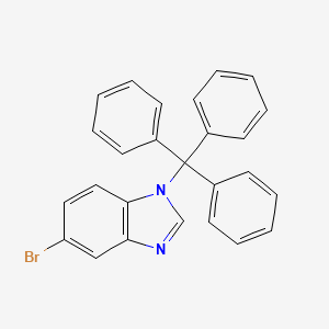 molecular formula C26H19BrN2 B15370356 5-bromo-1-trityl-1H-benzo[d]imidazole 