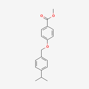 molecular formula C18H20O3 B15370369 Methyl 4-(4-isopropylbenzyloxy)benzoate 