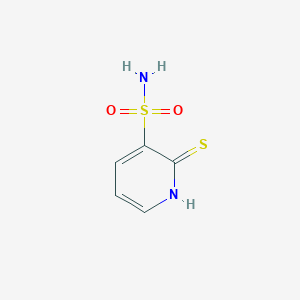 molecular formula C5H6N2O2S2 B15370395 1,2-Dihydro-2-thioxo-3-pyridinesulfonamide CAS No. 56825-35-5