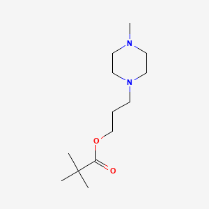 3-(4-Methylpiperazin-1-yl)propyl 2,2-dimethylpropanoate