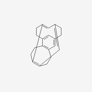 molecular formula C20H20 B15370427 [2.2.2.2](1,2,3,5)Cyclophane CAS No. 61477-04-1