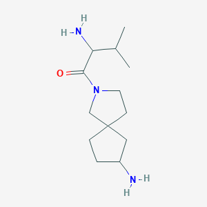 2-Amino-1-(7-amino-2-azaspiro[4.4]nonan-2-yl)-3-methylbutan-1-one