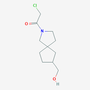 2-Chloro-1-(7-(hydroxymethyl)-2-azaspiro[4.4]nonan-2-yl)ethanone