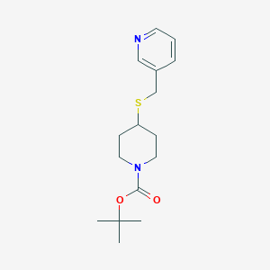 4-(Pyridin-3-ylmethylsulfanyl)-piperidine-1-carboxylic acid tert-butyl ester