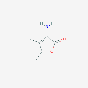 3-Amino-4,5-dimethyl-2(5H)-furanone