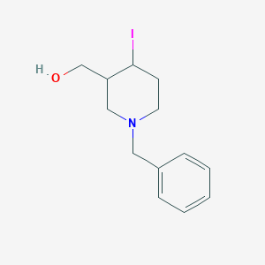 (1-Benzyl-4-iodopiperidin-3-yl)methanol