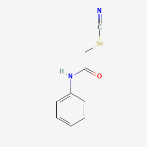 Selenocyanic acid, 2-oxo-2-(phenylamino)ethyl ester