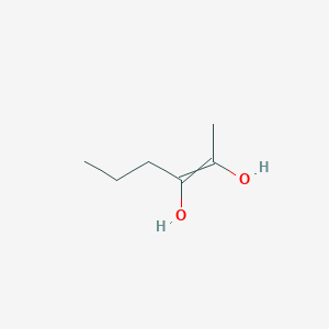 molecular formula C6H12O2 B15370672 Hex-2-ene-2,3-diol CAS No. 41740-65-2