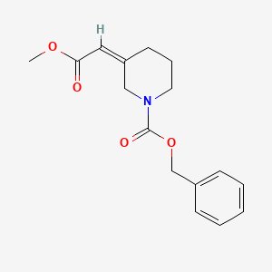 (Z)-benzyl 3-(2-methoxy-2-oxoethylidene)piperidine-1-carboxylate