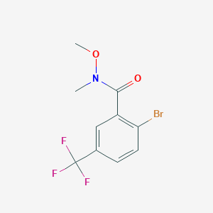 2-bromo-N-methoxy-N-methyl-5-(trifluoromethyl)benzamide