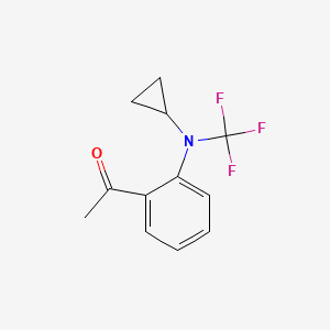 1-(2-(Cyclopropyl(trifluoromethyl)amino)phenyl)ethanone