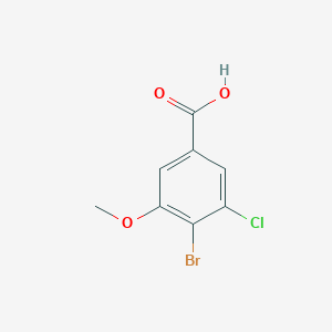 4-Bromo-3-chloro-5-methoxybenzoic acid