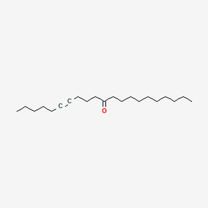 molecular formula C21H38O B15370859 6-Heneicosyn-11-one CAS No. 54844-69-8