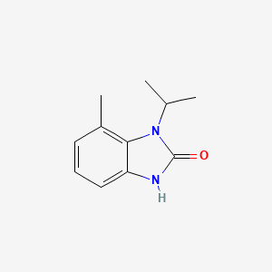 molecular formula C11H14N2O B15370868 1-Isopropyl-7-methyl-1H-benzo[d]imidazol-2(3H)-one 