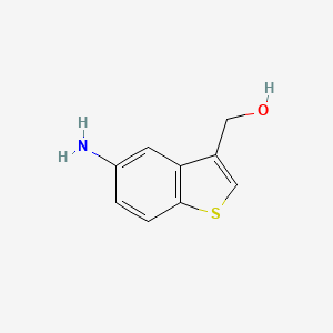 molecular formula C9H9NOS B15370956 (5-Aminobenzo[b]thiophen-3-yl)methanol 