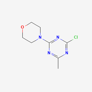 molecular formula C8H11ClN4O B15370978 2-Chloro-4-methyl-6-(4-morpholinyl)-1,3,5-triazine CAS No. 57639-20-0