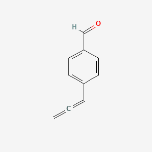 molecular formula C10H8O B15371017 4-Propadienylbenzaldehyde CAS No. 709665-46-3