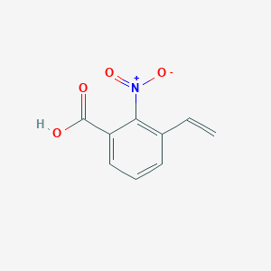 molecular formula C9H7NO4 B15371137 3-Ethenyl-2-nitrobenzoic acid CAS No. 97613-24-6