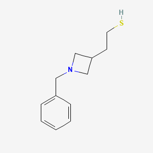 2-(1-Benzylazetidin-3-yl)ethanethiol