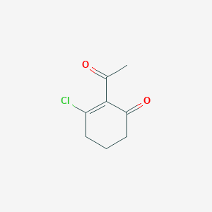 2-Acetyl-3-chlorocyclohex-2-en-1-one