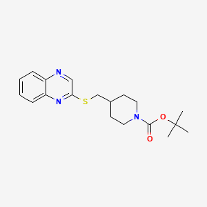 4-(Quinoxalin-2-ylsulfanylmethyl)-piperidine-1-carboxylic acid tert-butyl ester