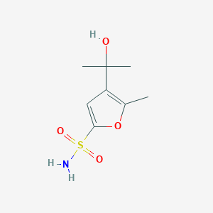 4-(2-Hydroxypropan-2-yl)-5-methylfuran-2-sulfonamide