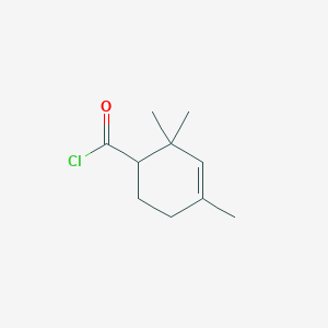 2,2,4-Trimethylcyclohex-3-ene-1-carbonyl chloride