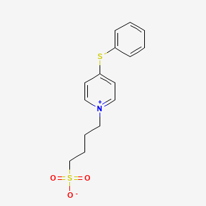 Pyridinium, 4-(phenylthio)-1-(4-sulfobutyl)-, inner salt