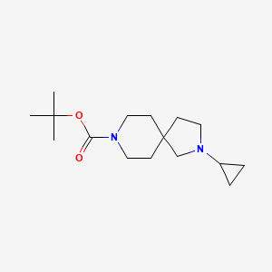 tert-Butyl 2-cyclopropyl-2,8-diazaspiro[4.5]decane-8-carboxylate