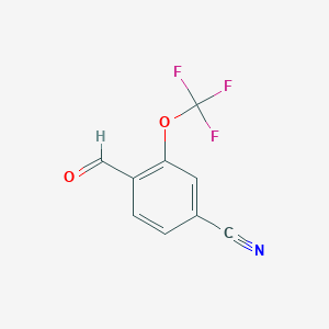 4-Formyl-3-(trifluoromethoxy)benzonitrile