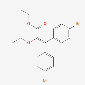 Ethyl 3,3-bis(4-bromophenyl)-2-ethoxy-2-propenoate