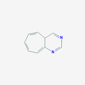 molecular formula C9H8N2 B15371732 4aH-Cyclohepta[d]pyrimidine CAS No. 31445-22-4