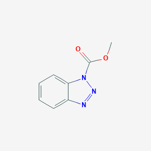 molecular formula C8H7N3O2 B153722 Methyl 1H-benzotriazole-1-carboxylate CAS No. 86298-22-8
