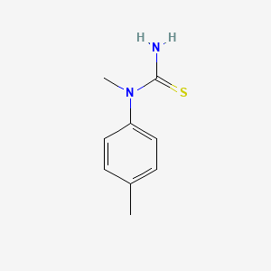 molecular formula C9H12N2S B15372540 N-Methyl-N-(4-methylphenyl)thiourea CAS No. 35696-78-7