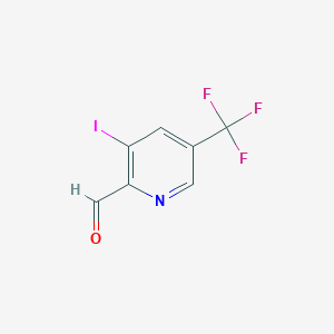 3-Iodo-5-(trifluoromethyl)picolinaldehyde